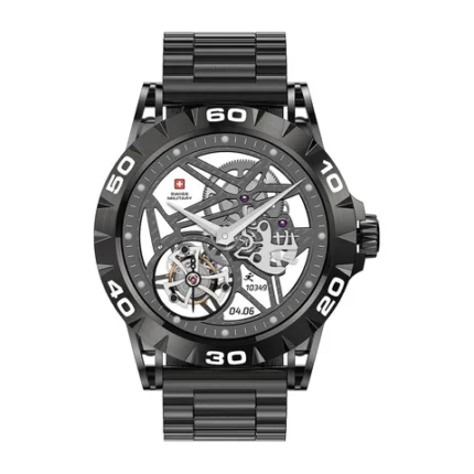 Swiss Military Dom 2 Smart Watch Gun Metal Frame & Gun Metal Strap