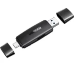 UGREEN 2 in 1 CM304 Multifunction Card Reader Black 80191