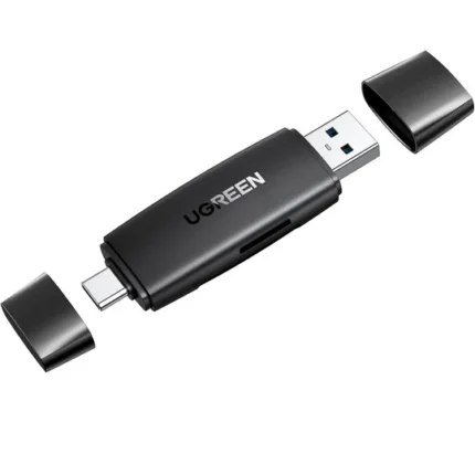 UGREEN 2 in 1 CM304 Multifunction Card Reader Black 80191